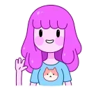 Video sticker 👋 Princess Bubblegum