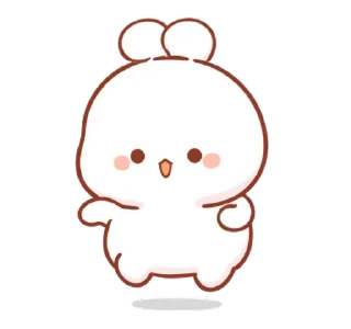 Video sticker 🤩 Cotton Bunny by @TgEmodziBot