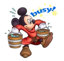 Sticker 😣 Sorcerer Mickey & Friends