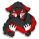 Video sticker 😳 Fyrien the Fire Wolf