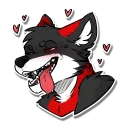 Video sticker 🤤 Fyrien the Fire Wolf