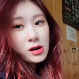 Video sticker 🪃 ⌗chaeryeong fr itzy @archlwood :: @fStikBot