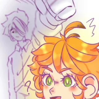 Sticker 😐 The Promised Neverland