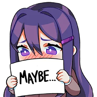 Sticker 🤨 DDLC Team Salvato