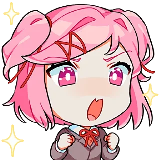 Sticker 😮 DDLC Team Salvato