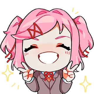 Sticker ✌️ DDLC Team Salvato