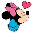 Sticker ❤️ Minnie & Mickey👉 @Stickergram