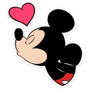 Sticker 😘 Minnie & Mickey👉 @Stickergram