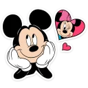 Sticker ❤️ Minnie & Mickey👉 @Stickergram