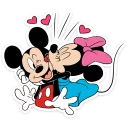 Sticker 😘 Minnie & Mickey👉 @Stickergram