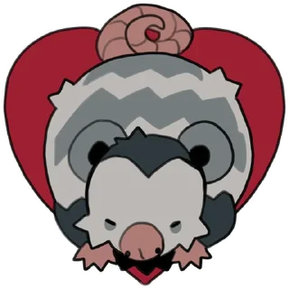 Video sticker ❤️ love_is_stored_in_the_possum