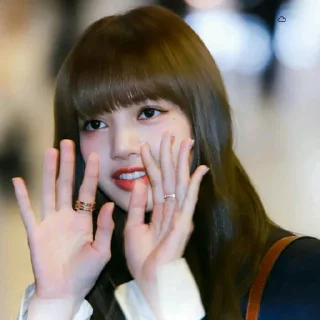 Sticker 👋 £•~ Lisa → @blackpink_stickerr4 ←