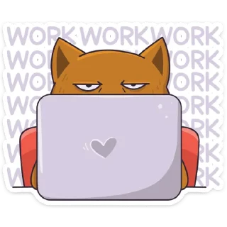 Sticker 💻 Девочка-Панда и Барсик @tgsticker