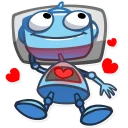 Video sticker ❤ Robo Blues