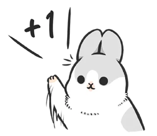 Sticker 🤓 Machiko rabbit 4 (orig)