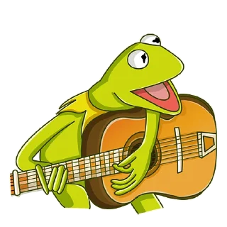 Sticker 🎸 Kermit The Frog