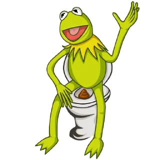 Sticker 💩 Kermit The Frog