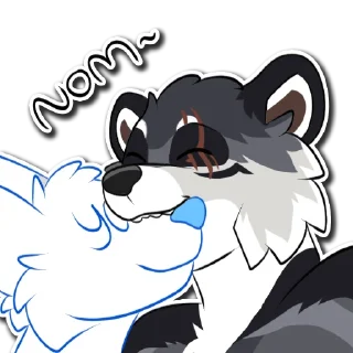 Sticker 😬 Aspen & Goldey