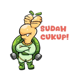 Sticker 🙅‍♂️ Snail Stickers by @HappyCuanAirdrop