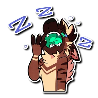 Sticker 😴 Ari