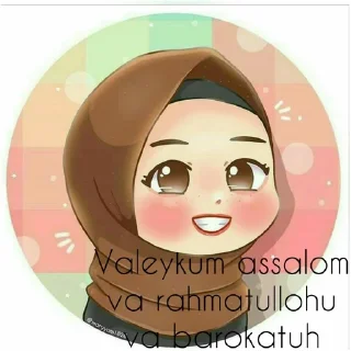 Sticker 🤝 Muslima dugonalar🌹🌸 by @fStikBot