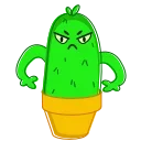 Video sticker 😠 Cactus