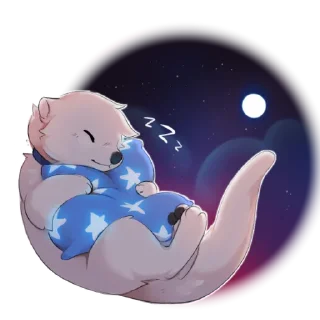 Sticker 💤 PebbleTheOtter