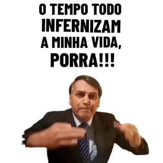 Sticker 😠 Bolsonaro