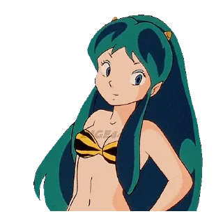 Video sticker 🙂 @STIKERFORALL URUSEI YATSURA LAMU' LUM