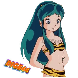 Sticker 🙃 @STIKERFORALL URUSEI YATSURA LAMU' LUM