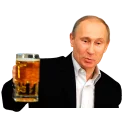 Sticker 🍺 Путин