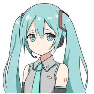 Video sticker 🙁 HATSUNE MIKU mikuSticker @Nekosticker