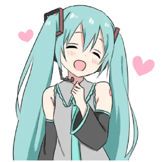 Video sticker 🥰 HATSUNE MIKU mikuSticker @Nekosticker