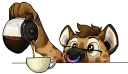 Sticker ☕ coffee yeen