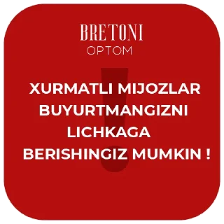 Sticker 😉 BRETONI