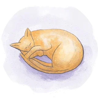 Sticker 😴 Cats in Circle @besensitive