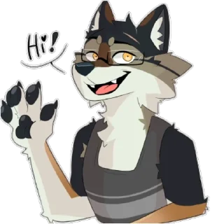 Sticker 😃 LakosTheLittleWolf