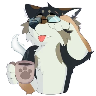 Sticker ☕️ LakosTheLittleWolf