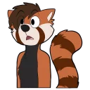 Video sticker 😨 Dagger the Red Panda