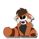 Video sticker 😓 Dagger the Red Panda