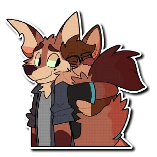 Sticker 🤗 Fox & Tawny