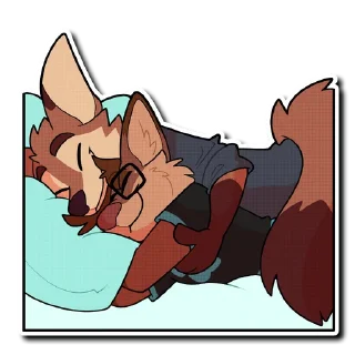 Sticker 🤗 Fox & Tawny