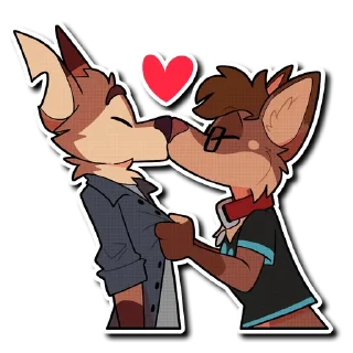 Sticker 😘 Fox & Tawny