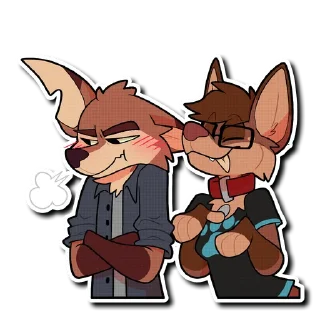 Sticker 😙 Fox & Tawny