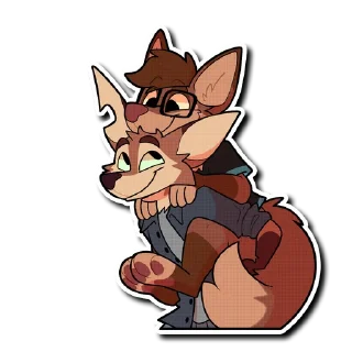 Sticker 🤗 Fox & Tawny