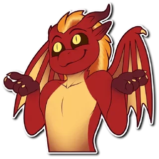 Sticker 👀 @Lucifer666v13 Red Dragon