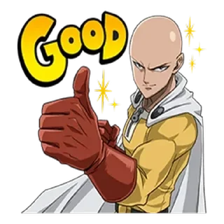 Video sticker 👍 One Punch Man