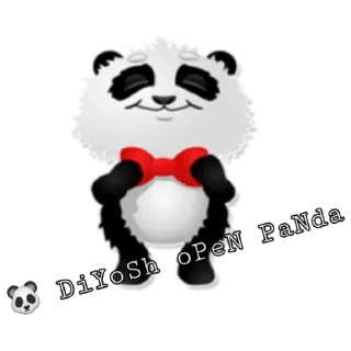 Sticker 🐼 @oPo_DoDeN dan Diyow Open uchun