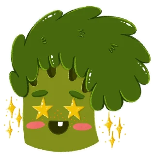 Sticker 🤩 Малышка Брокколи 2