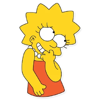 Video sticker 😅 Lisa Simpson